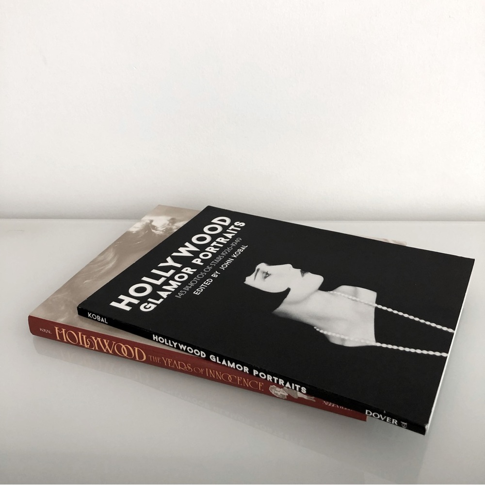 Hollywood glamour portraits + Hollywood years of innocence photography books